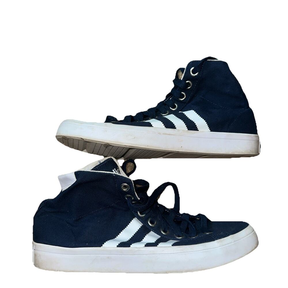 Adidas Men’s Trainers Red High Tops Court Vantage MID 8 Sneakers Rare